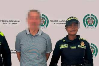 Gildardo de Jesús Taborda será enviado a Perú para que responda ante las autoridades locales. FOTO: CORTESÍA POLICÍA