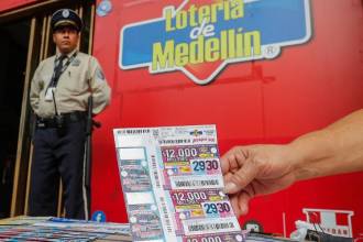 Referencia venta de billetes Lotería de Medellín. FOTO: ARCHIVO MANUEL SALDARRIAGA