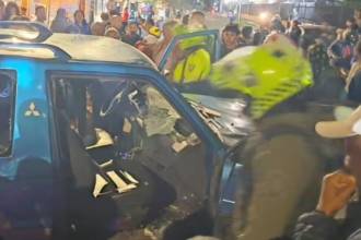 Linchamiento conductor en Bogotá. /FOTO: D.R.A