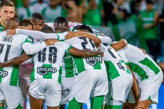 Atlético Nacional disputando un partido del 2023. /FOTO: JUAN ANTONIO SÁNCHEZ