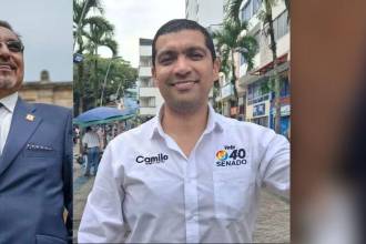 Modesto Aguilar y Freddy Camilo Gómez enfrentan ahora a la justicia. FOTOS: FACEBOOK