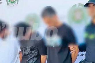 Presuntos asesinos de Sebastián Vinasco en Buenos Aires el 7 de septiembre de 2025. FOTO: CORTESÍA