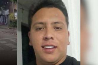 Izquierda: imagen captada tras el cruce de disparos. Derecha: Yéferson Alexis Cano Gómez. /FOTOS: CAPTURA DE VIDEO DENUNCIAS ANTIOQUIA - REDES SOCIALES