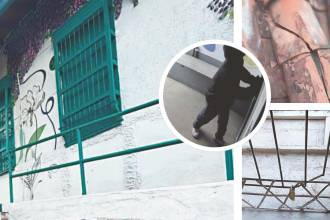 En ambas ocasiones, el delincuente ingreso por el techo y con el rostro tapado. FOTOS: CORTESÍA