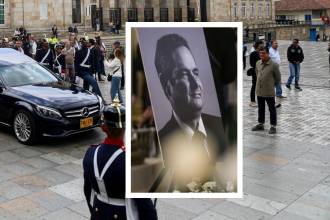 El homenaje se realizó en Bogotá. FOTO: COLPRENSA