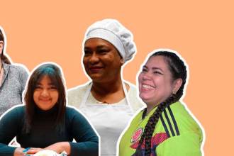 Las mujeres que hacen su camino en Medellín. / FOTOS: ESTUDIANTES UNIVERSIDAD DE MEDELLÍN