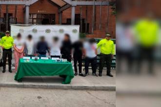 Según las autoridades, los delincuentes usaban una camioneta de alta gama para no levantar sospechas. /FOTO: POLICÍA NACIONAL