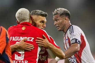 Imágenes que dejaron la segunda fecha de la liga colombiana. FOTO: DIM, ÁGUILAS, SANTA FE Y DAVID DAZA