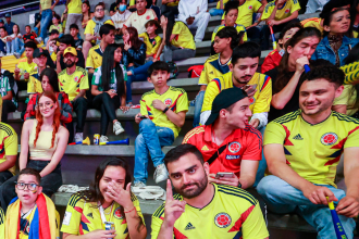En la ciudad habrá varios sectores que tendrán pantallas gigantes para pasar el partido de Colombia. /FOTO: MANUEL SALDARRIAGA