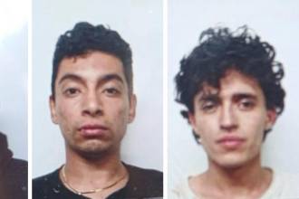 Ellos son los cuatro presuntos asesinos del conductor de plataforma. FOTO: CORTESÍA FISCALÍA