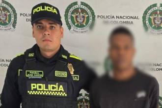 Alias Sebastián tras ser capturado. /FOTO: POLICÍA NACIONAL
