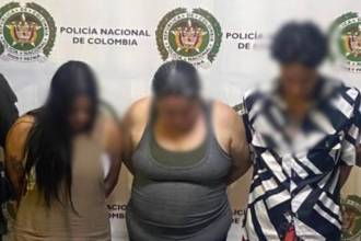 Estas fueron las cuatro personas capturadas por la Policía. FOTO: POLICÍA METROPOLITANA