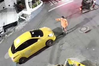 Este es el momento de los hechos en el barrio La Francia. FOTO: REDES 