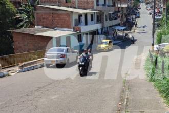 En este sector del barrio La Piñuela ocurrió el doble homicidio. FOTO: ANDRÉS FERNANDO GARCÍA HERNÁNDEZ