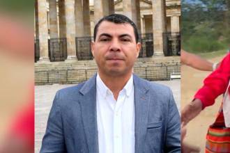 Andrés Vásquez, candidato al Senado y Ana Guetia, a la Cámara, fueron retenidos el pasado miércoles. FOTOS: X @SOYCONSERVADOR Y FACEBOOK ANA GUETIO