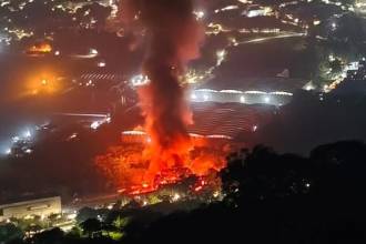 La emergencia quedó registrada en videos ciudadanos. FOTO: FACEBOOK HUELLA GIRARDOTANA