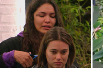 Camila fue la mujer a la que le tocó el castigo de raparse este año en el ’Desafío’ /FOTOS: CAPTURAS DE VIDEO