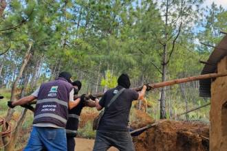 Los inmuebles estaban en construcción, pero no tenían los permisos correspondientes. FOTO: CORTESÍA ALCALDÍA DE BELLO