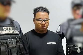 Arlenson González Vanegas, alias Sebastián, al momento de su captura. /FOTO: CORTESÍA