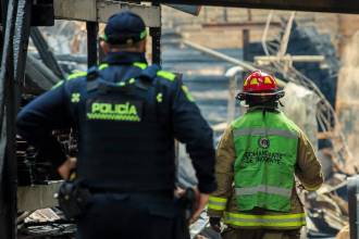 Incendio en el barrio Popular afectó una vivienda. (Imagen no relacionada para ilustrar la nota). FOTO: ARCHIVO - CAMILO SUÁREZ