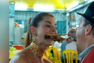 Este es el momento en que deciden probar este plato. /FOTO: CAPTURA DE PANTALLA. 