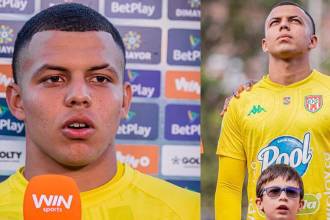 Andrés Tovar se ha convertido en la figura del Envigado FC. / FOTO: CORTESÍA ENVIGADO FC