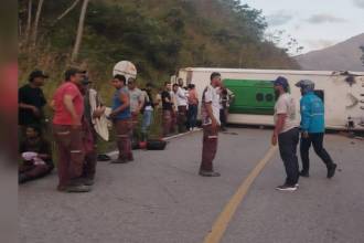 Bus accidentado en Ituango. FOTO: D.R.A