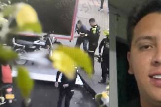 Varias fotos que tenían reportes por hurto fueron inmovilizadas durante el sepelio de alias Chom. FOTO: ALCALDÍA DE MEDELLÍN Y CORTESÍA