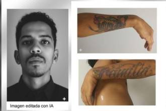 La foto con el rostro del difunto fue editada con inteligencia artificial (IA). /FOTOS: CORTESÍA - MEDICINA LEGAL