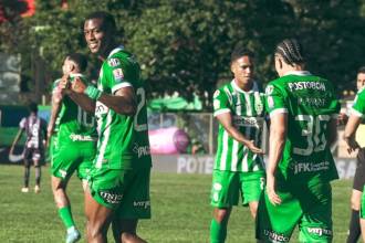 Atlético Nacional en su debut con victoria ante Tigres por Copa. FOTO: CORTESÍA ATLÉTICO NACIONAL