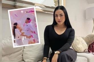 La abogada compartió videos de la fiesta de revelación de sexo. FOTOS: INSTAGRAM @JULIANACALDERON12
