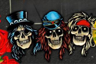 Guns N’ Roses en Medellín: el show de rock más grande después de 9 años. / ILUSTRACIÓN: SEBASTIÁN CARDONA