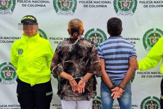 Julia del Carmen Pérez Pérez y Jesús María Torreglosa Polo, implicados en la muerte de un hombre en Urabá. FOTO: FISCALÍA 