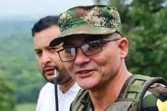 En el operativo fue abatida Lorena, pareja sentimental de Iván Mordisco (foto). FOTO: X @RADIOSUPERCALI