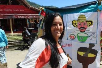 Adriana María Naranjo fue sorprendida por hombres armados. FOTO: CORTESÍA