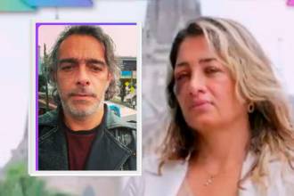 Juliana García, expareja del actor Fernando Arango (detalle), contó su versión de los hechos. / FOTOS: INSTAGRAM Y CAPTURA DE VIDEO.