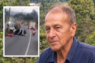 Luis Carlos Zapata García, el adulto mayor que falleció arrollado por un vehículo en la autopista Medellín-Bogotá. FOTO: REDES SOCIALES