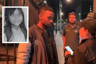 Shenner José Rojas sería el responsable de la desaparición y muerte de la hermana menor de su expareja. FOTOS: CAPTURA DE VIDEO X @FISCALÍACOL Y @ALEJOTSOLUCIONAMOS