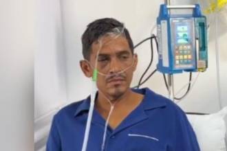 Hernán Gil, vigilante que sobrevivió a terremotos en La Guaira. FOTO: CAPTURA DE VIDEO
