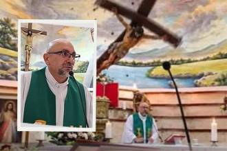 El sacerdote Patricio Alfredo Sánchez Molinari. FOTO: CAPTURA DE VIDEO PARROQUIA NUESTRA SEÑORA DEL PERPETUO SOCORRO