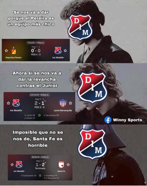 Los memes que dejó la final de la Liga y la derrota del Medellín