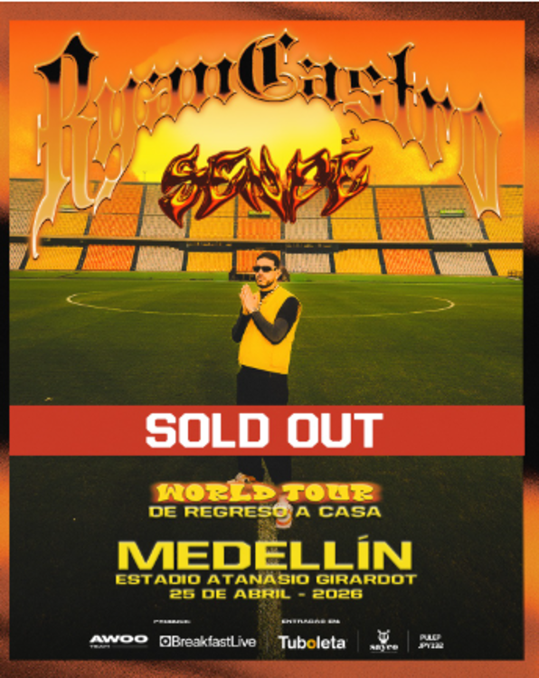 ¡Ryan Castro hizo historia! Agotó en tiempo récord su concierto en el Atanasio