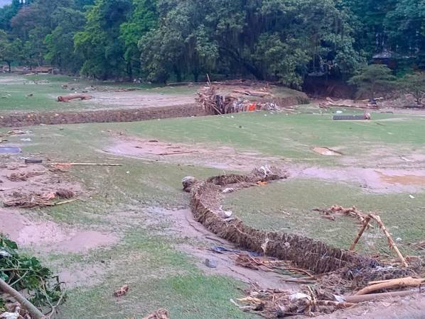 Así quedó el Club El Rodeo. /FOTO: CORTESÍA