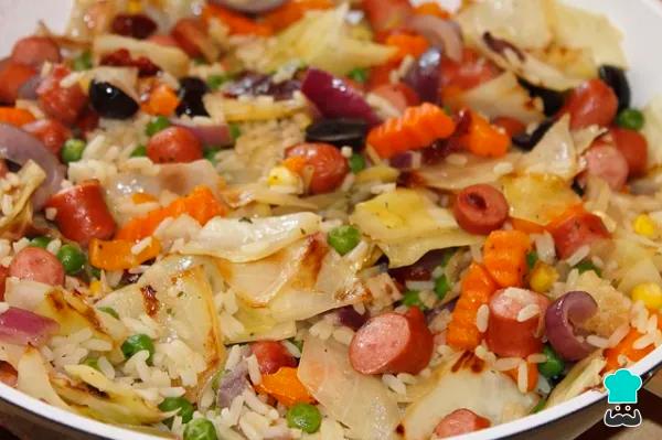 El arroz tres carnes colombiano es una receta para compartir con toda la familia. Económica, deliciosa y rendidora. /FOTO: TOMADA DE LA CENTRAL MAYORISTA DE ANTIOQUIA