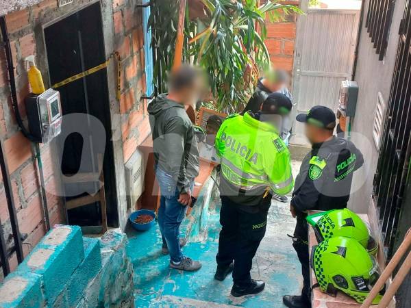 En esta casa del barrio El Socorro ocurrió el crimen de Marta Luz. /FOTO: MAURICIO ANDRÉS PALACIO BETANCUR