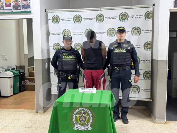 En un principio, el señalado agresor fue capturado por tentativa de homicidio. FOTO: CORTESÍA