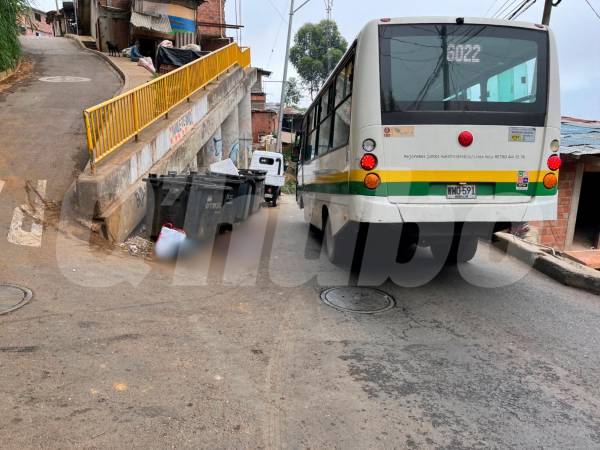 Esta es la calle 71B con la carrera 24D, lugar donde quedó gravemente herido el adolescente. /FOTO: ANDRÉS FELIPE OSORIO GARCÍA
