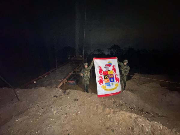 Golpe a la minería ilegal en El Bagre, Antioquia. FOTO: EJÉRCITO 