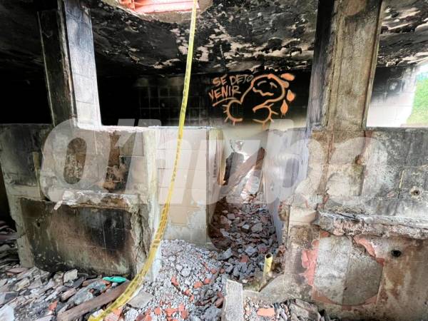 Así se veía por dentro el antiguo orfanato. /FOTO: ANDRÉS FELIPE OSORIO GARCÍA
