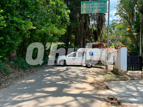 El CTI de la Fiscalía realizó el levantamiento hacia las 8:00 de la mañana del sábado. /FOTO: ANDRÉS FELIPE OSORIO GARCÍA